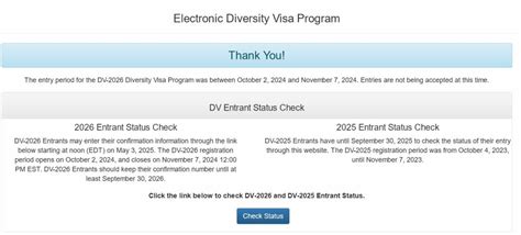 diversity visa lottery 2026